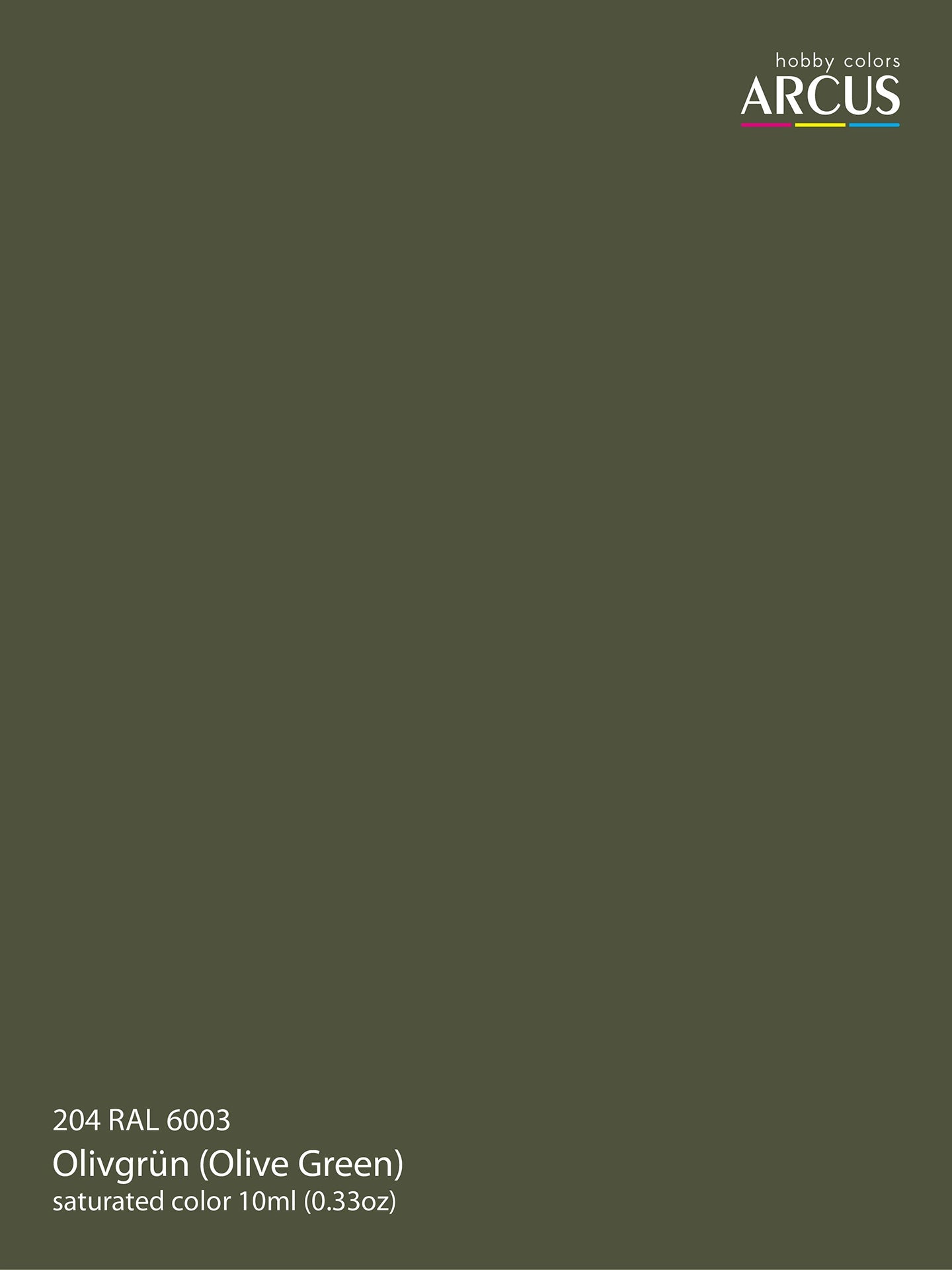 Arcus 204 Olive Green color sample