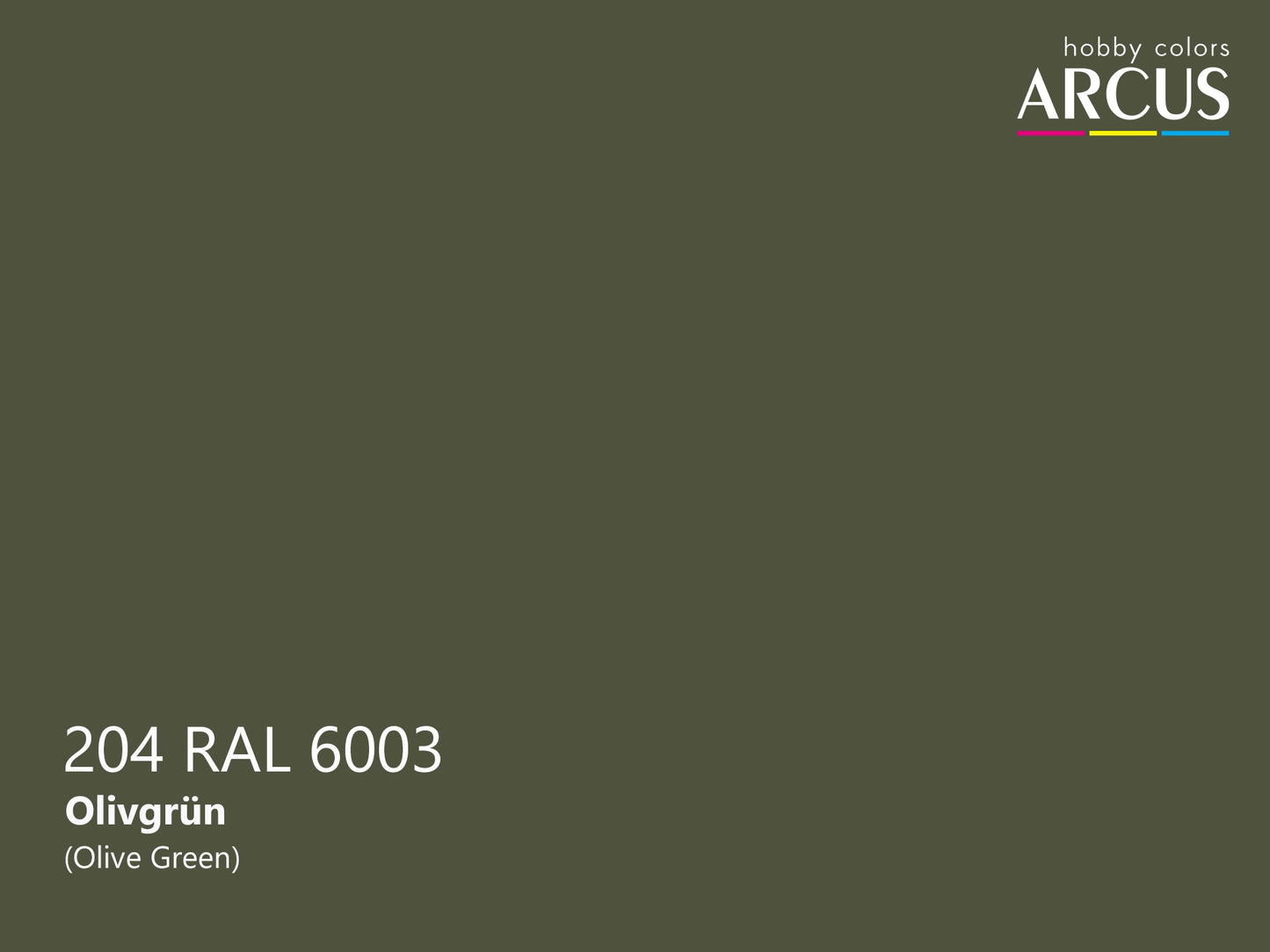 Arcus 204 Olive Green color sample
