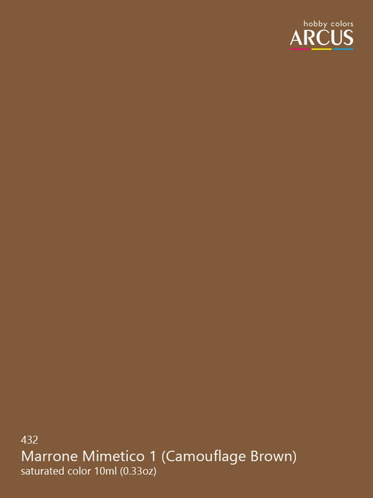 Arcus 432 Camouflage Brown color sample