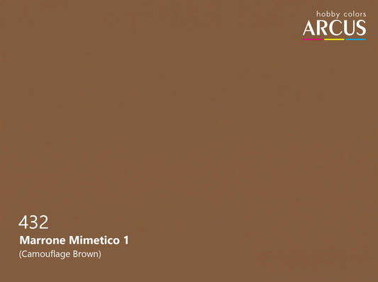 Arcus 432 Camouflage Brown color sample
