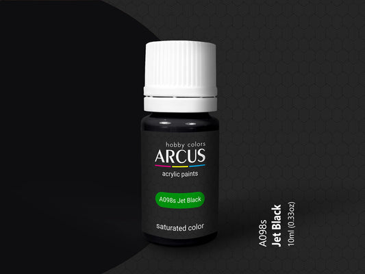 Arcus 098 jet black acrylic
