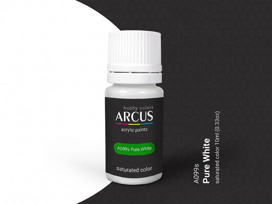 Arcus 099 pure white acrylic