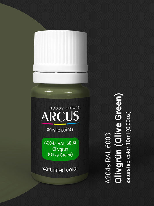 Arcus 204 olive green acrylic