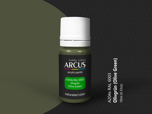 Arcus 204 olive green acrylic