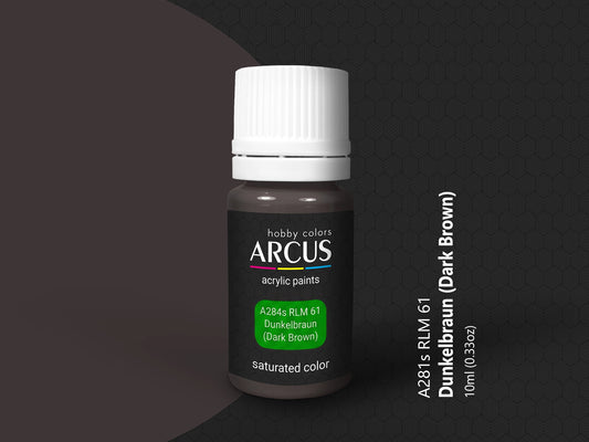 Arcus 284 dark brown acrylic