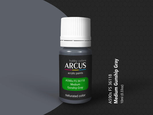Arcus 590 medium gunship gray acrylic