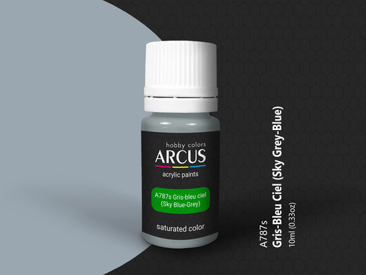 Arcus 787 sky blue grey acrylic