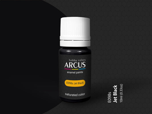 Arcus 098 jet black enamel