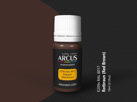 Arcus 209 red brown enamel