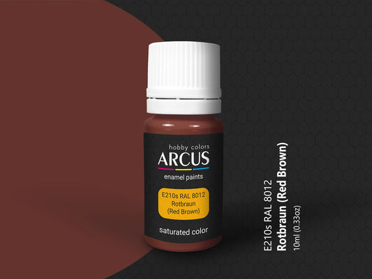 Arcus 210 red brown enamel