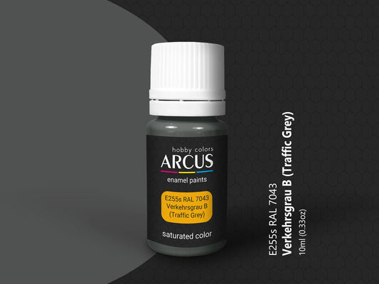 Arcus 255 traffic grey enamel