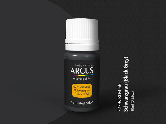 Arcus 279 black grey enamel