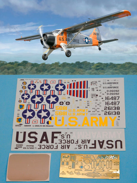 Dorawings DW48059 L-20A/U-6A Beaver - 1/48 scale model construction kit