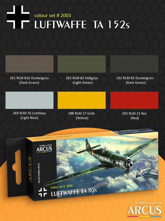 Paint Set 2003 Luftwaffe Ta 152s