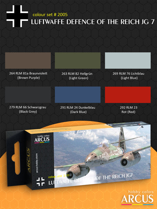 Paint Set 2005 Luftwaffe Defence of The Reich JG 7