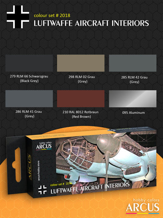 Paint Set 2018 Luftwaffe Aircraft Interiors