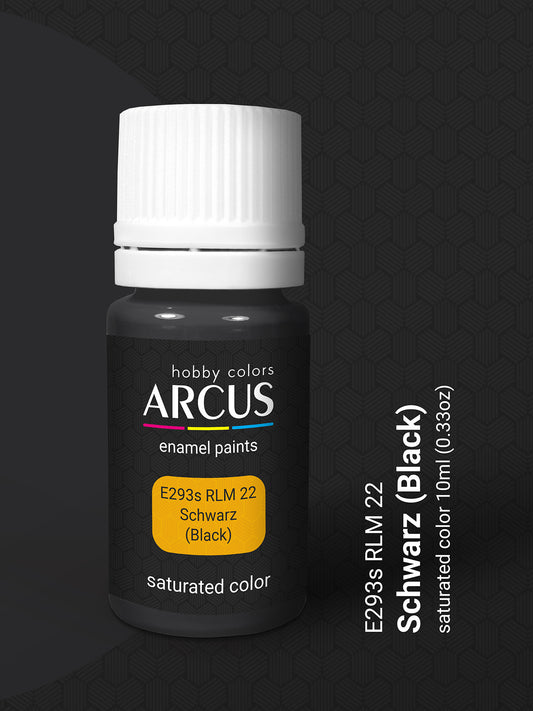 RLM 22 Schwarz enamel