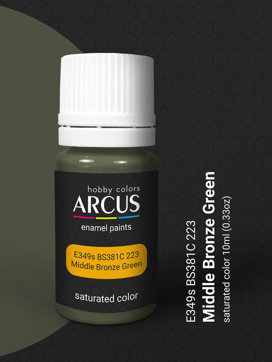 349 BS 381C 223 Middle Bronze Green