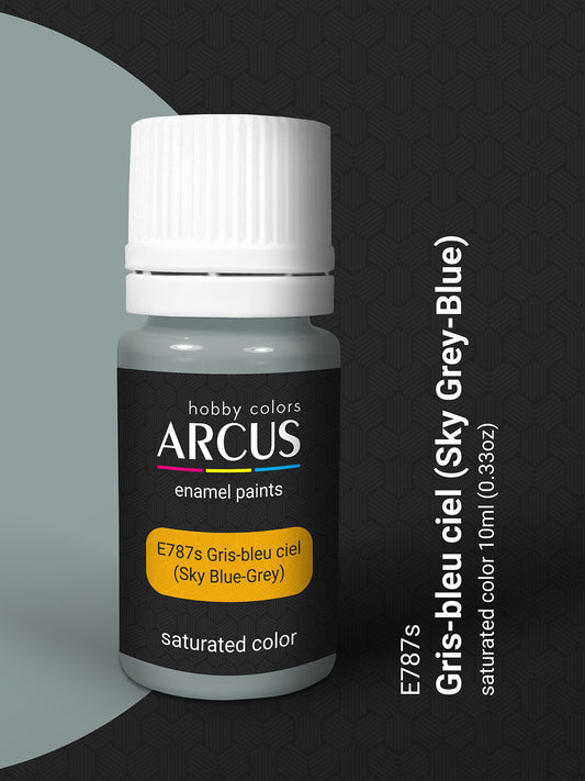 Gris-bleu ciel enamel