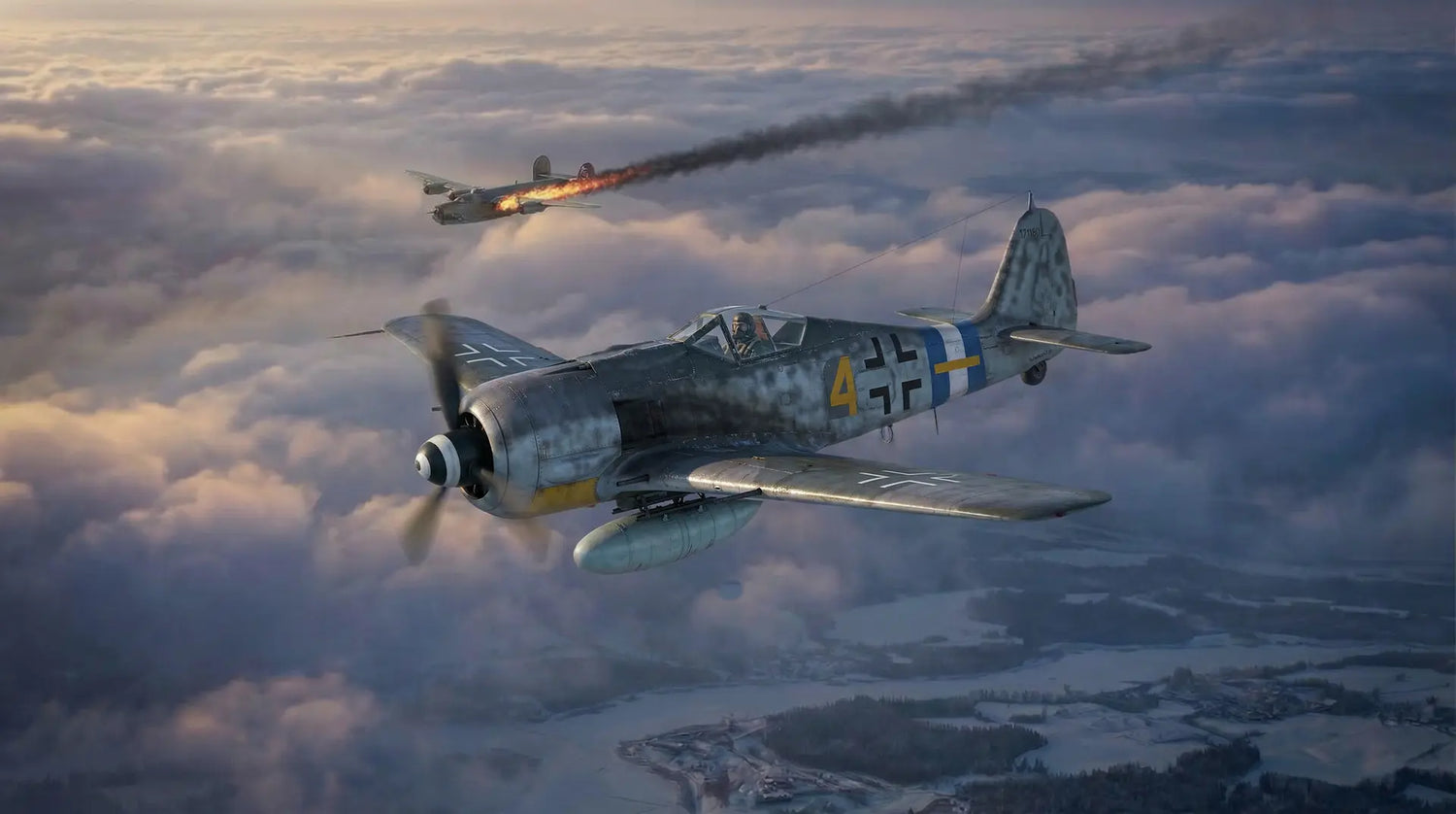 Artwork of Fw 190A-8, W.Nr. 171180, 'Yellow 4', 6./JG 300