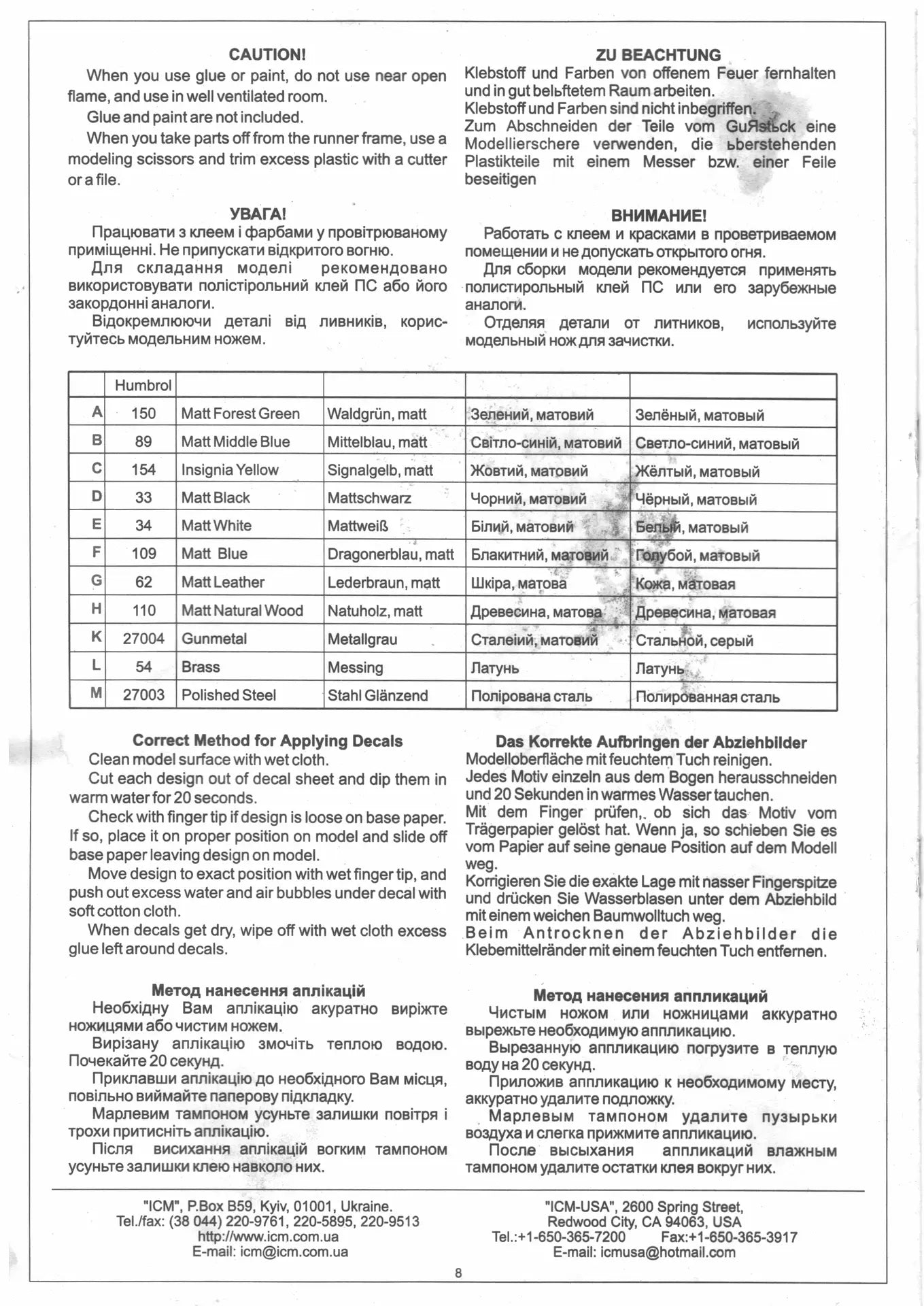 ICM 72092 assembly guide page 8