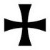 Late-pattern Iron Cross with white outline (1916–1918)