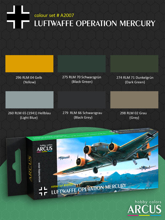 Paint Set 2007 Luftwaffe Operation Mercury