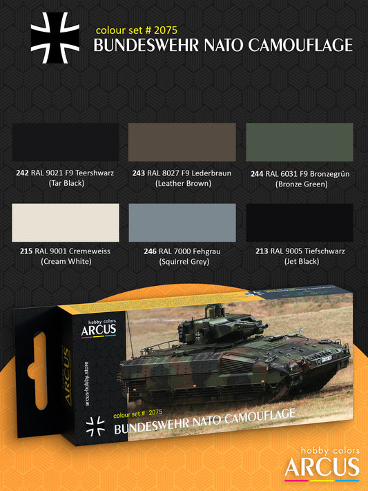 Paint Set 2075 Bundeswehr NATO Camouflage
