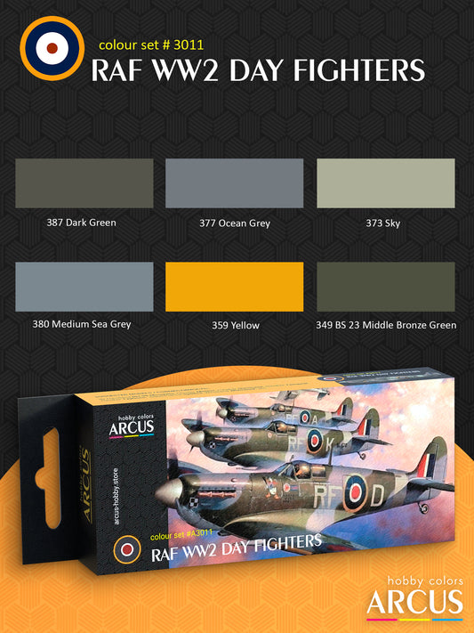 Paint Set 3011 RAF WW2 Day Fighters