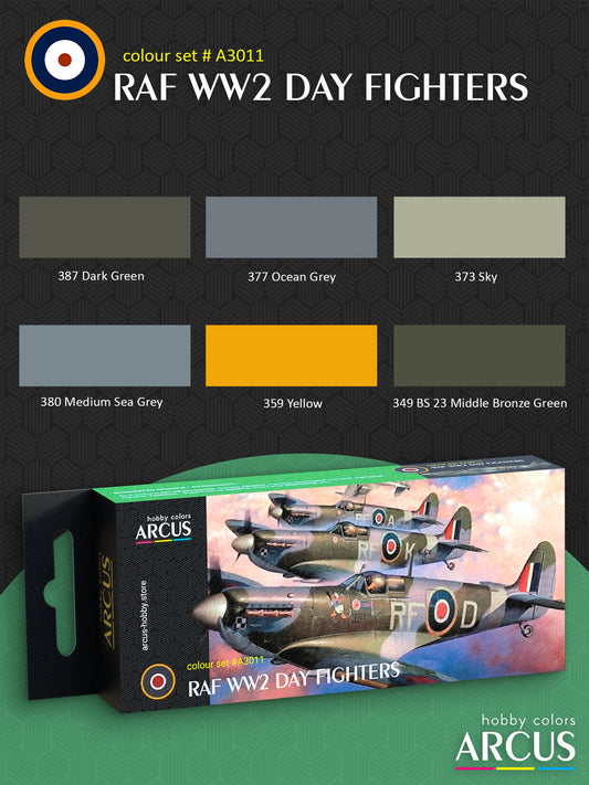 Paint Set 3011 RAF WW2 Day Fighters