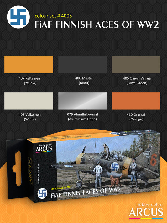 Paint Set 4005 FiAF Finnish Aces of WW2