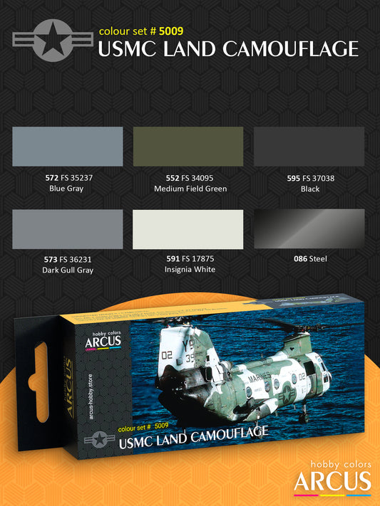 Paint Set 5009 USMC Land Camouflage