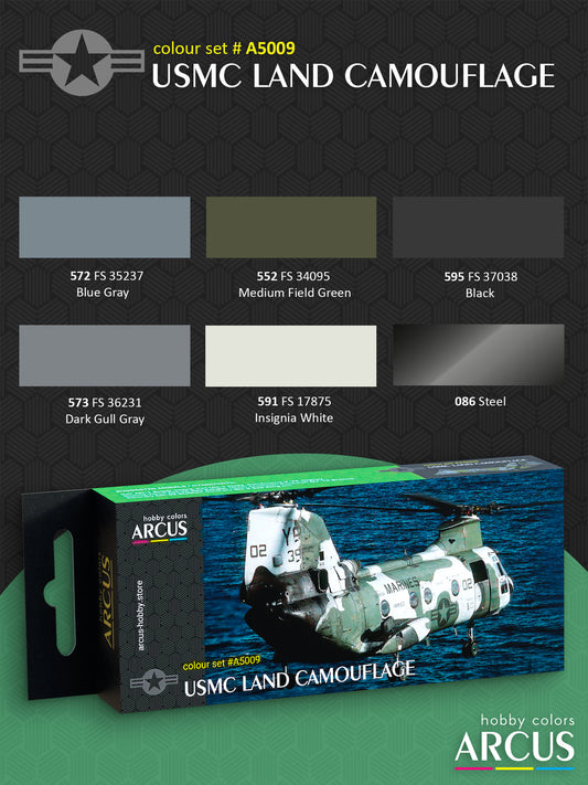 Paint Set 5009 USMC Land Camouflage