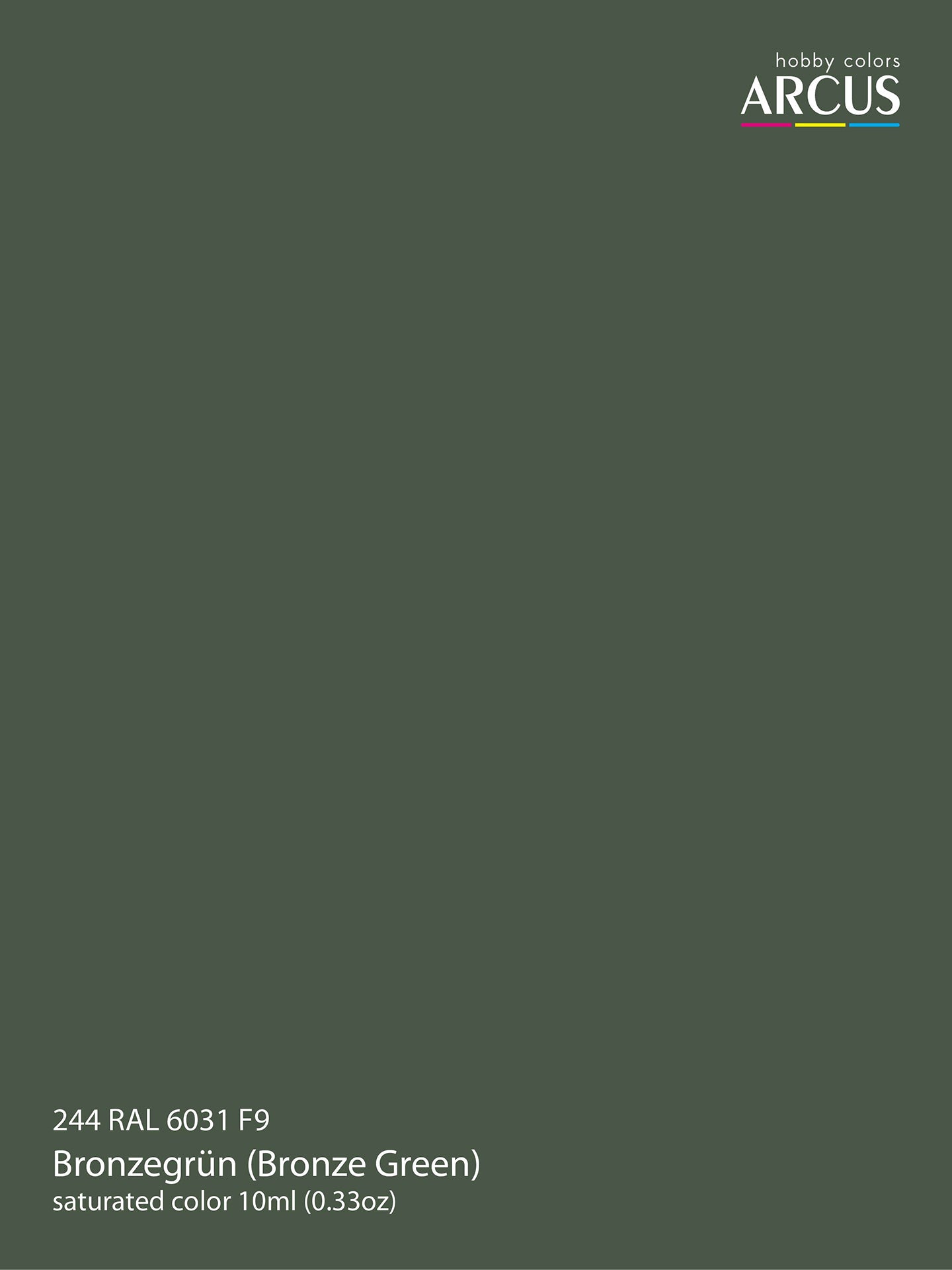 244 RAL 6031 F9 Bronzegrün