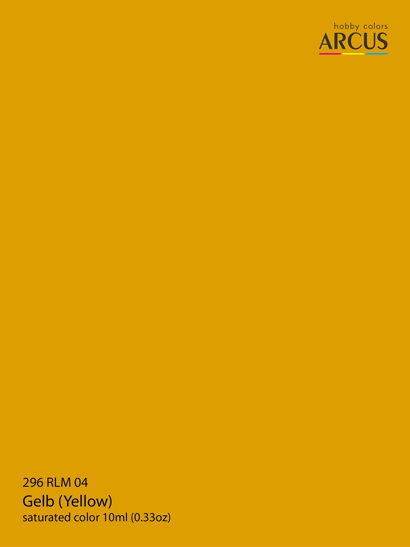 RLM 04 Gelb color sample
