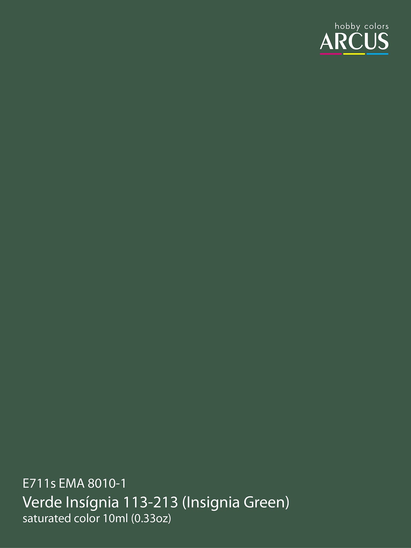 711 EMA 8010-1 Verde Insígnia 113-213 (Insignia Green)