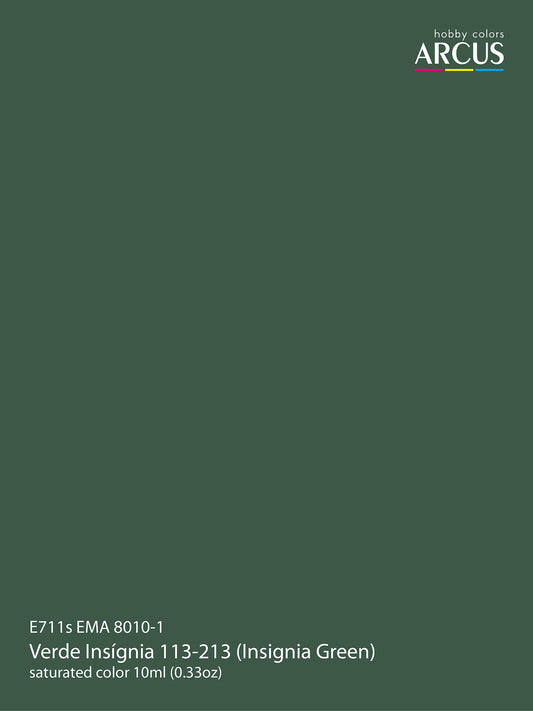 711 EMA 8010-1 Verde Insígnia 113-213 (Insignia Green)