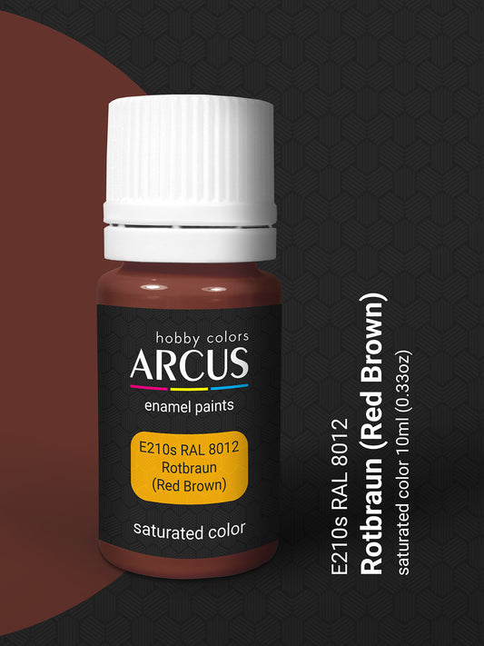 210 RAL 8012 Rotbraun
