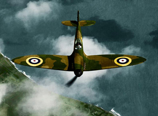 Supermarine Spitfire Mk I flying over England, 1938