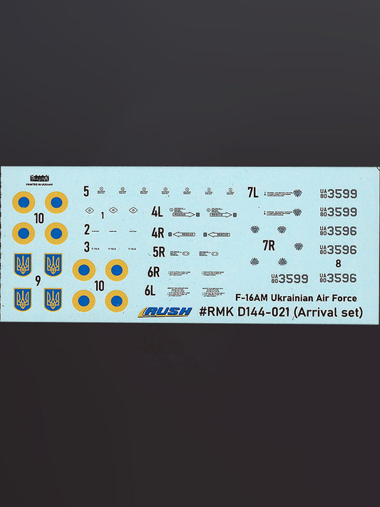 Rush Model Kits RMKD144021 1/144 F-16A Ukrainian Air Forces (arrival set)