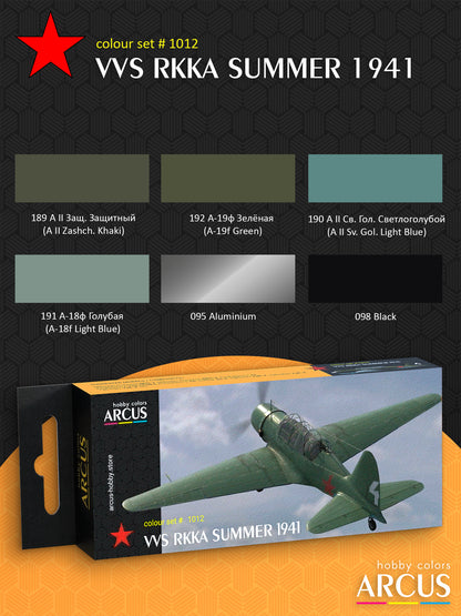 Paint Set 1012 VVS RKKA Summer 1941