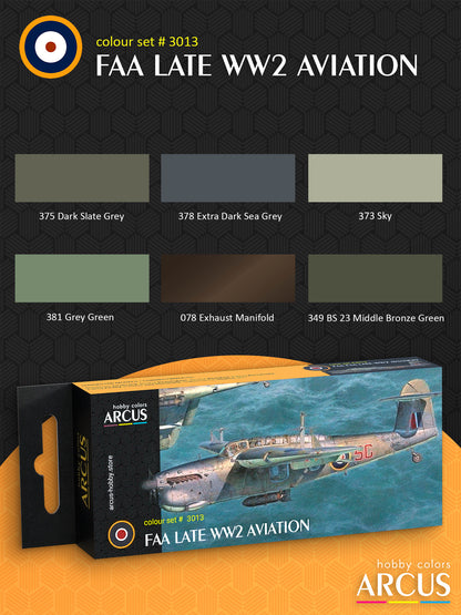 Paint Set 3013 FAA Late WW2 Aviation