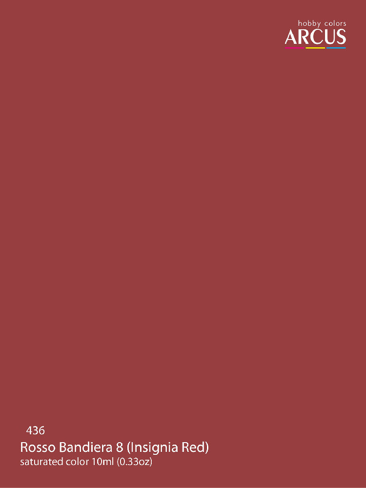 436 Rosso Bandiera 8 (Insignia Red)