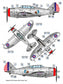 Dorawings DW48029 Republic P-43 Lancer - 1/48 scale model construction kit