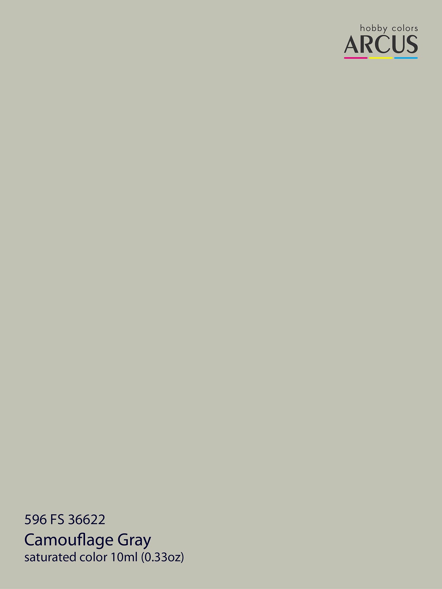 596 FS 36622 Camouflage Gray