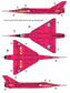 Dorawings DW72009 Fairey Delta 2 ( British supersonic research aircraft) -  1/72 scale model construction kit