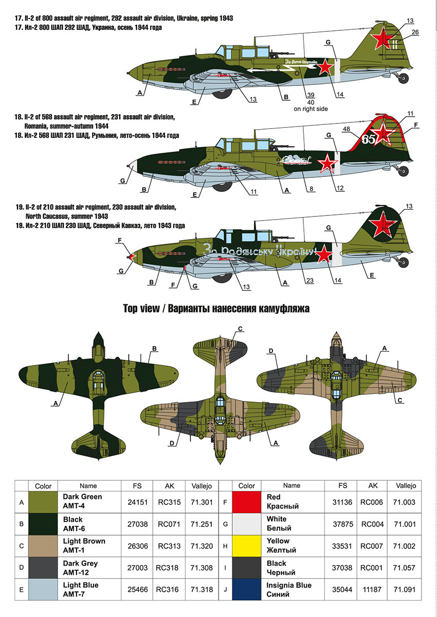 Fox Bot FOXBOT product # 72-035, 1/72 Flying Revenge: Ilyushin IL-2 – Arcus Hobby