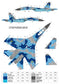 FOXBOT product # 72-037,  1/72 Sukhoi Su-27 with Name