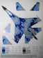 FOXBOT product # 72-004,  1/72 Sukhoi Su-27S & Su-27UB Ukrainian Air Forces, digital camouflage (re-print Sep. 2024)