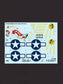 FOXBOT product # 72-039,  1/72 North American B-25G/J Mitchell (Late) "Pin-Up Nose Art and Stencils" Part # 5